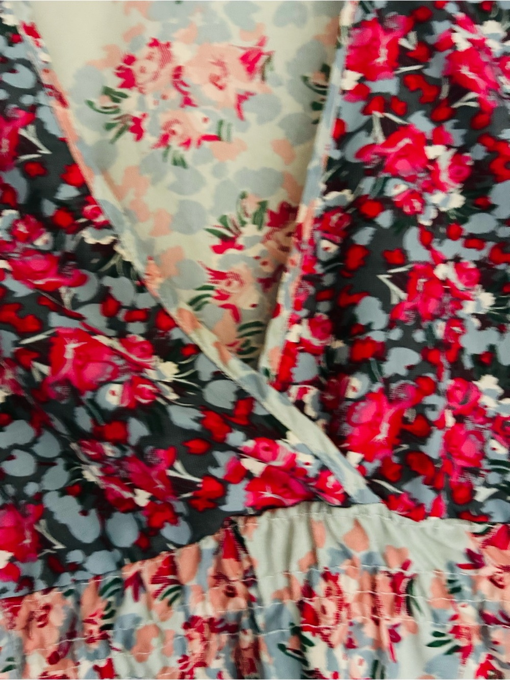 Floral V-Neck summer dress - Picture 3 of 5